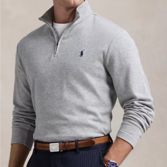 Polo Ralph Lauren Jacquard Quarter-Zip Pullover - Picture 1 of 10